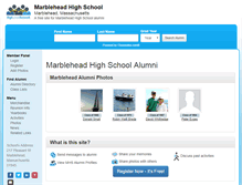 Tablet Screenshot of marbleheadhighschool.org